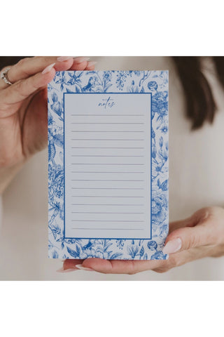 Blue Delft Notepad