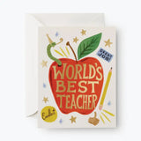 World's Best Teacher Card