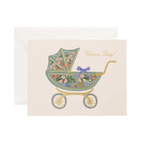 Floral Welcome Baby Card