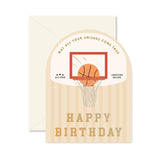 Baller Basketball-Themed Birthday Card