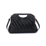 Basket Weave Crossbody Handbag