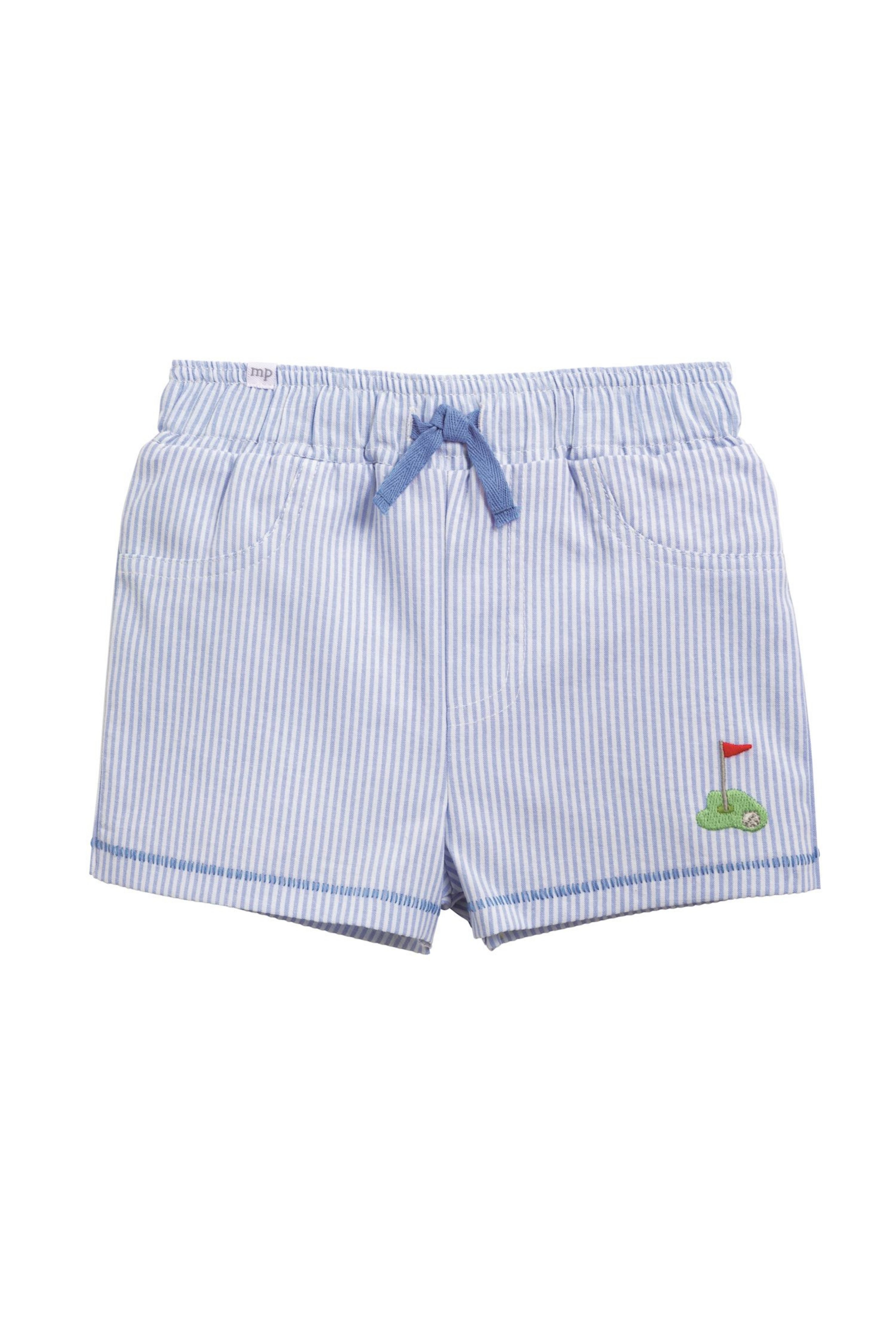 Seersucker Golf Swim Trunks