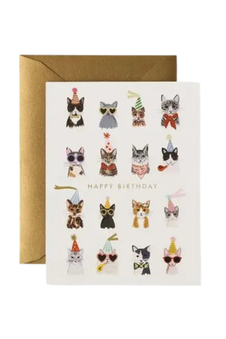 Cool Cats Birthday Card