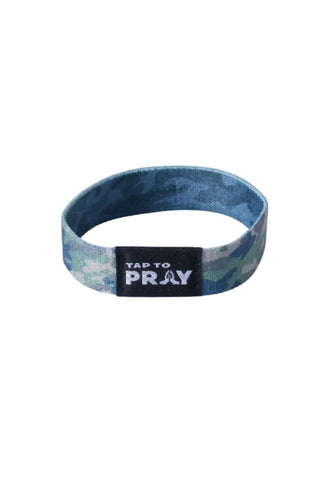Tap To Pray™ Wristbands - Green & Charcoal Camo Bracelet