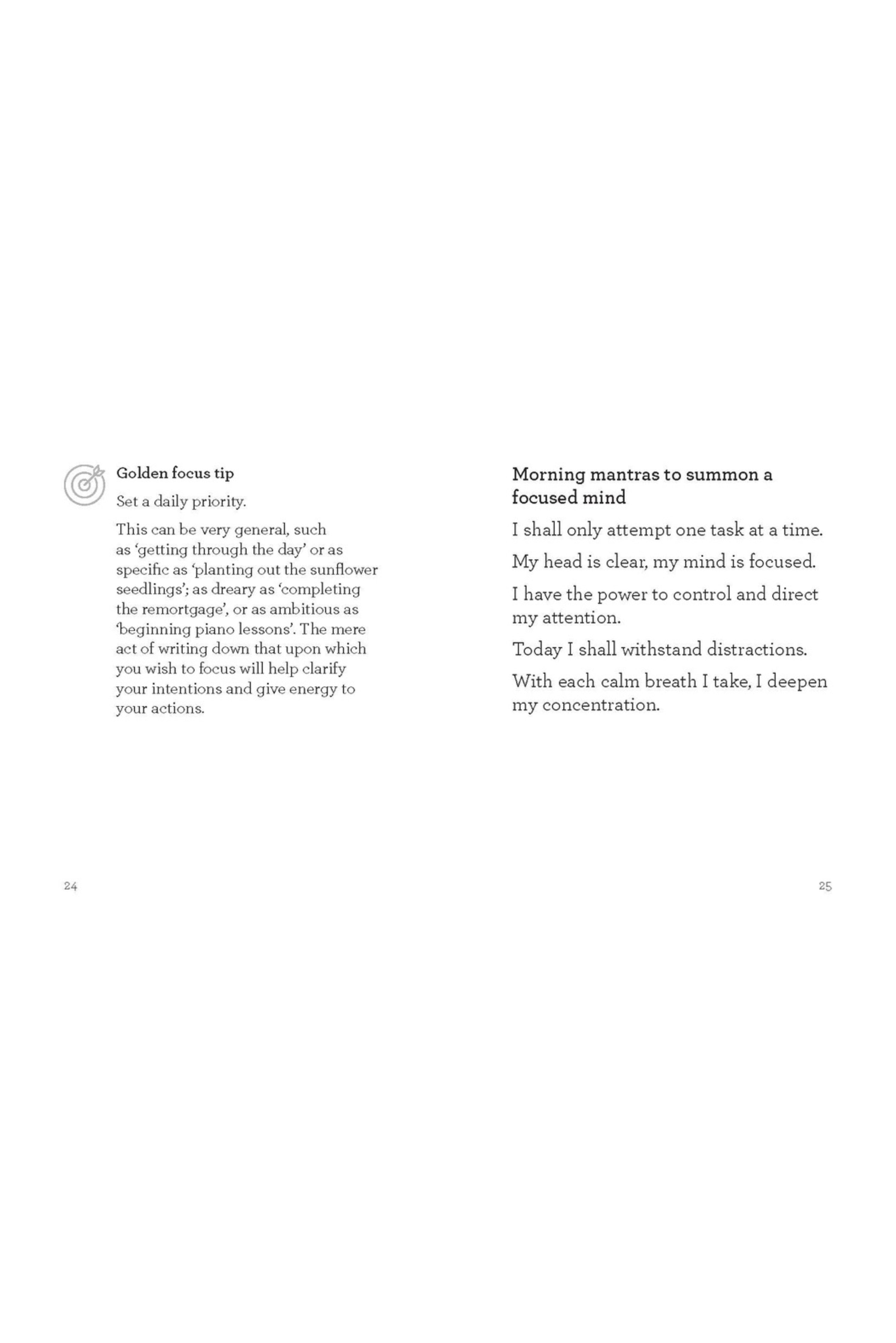 The Little Book of Focus (detail view 3)