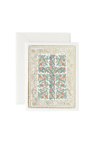 Rosette Cross Card