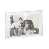 Horizontal Layered Cross Arylic Frame