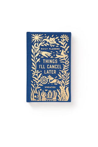 Brass Monkey Things I'll Cancel Later Undated Mini Planner