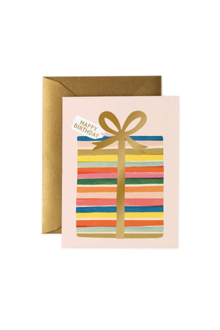 Happy Birthday Present Card