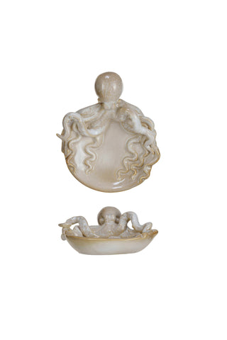 Octopus Stoneware Dish