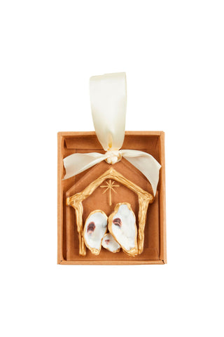 Oyster Nativity Ornament