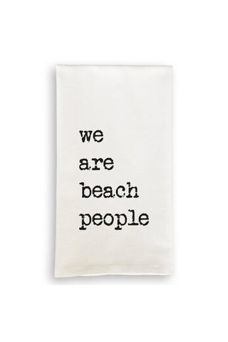 We Are Beach People Tea Towel