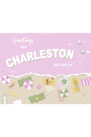 Charleston Beach Post Card