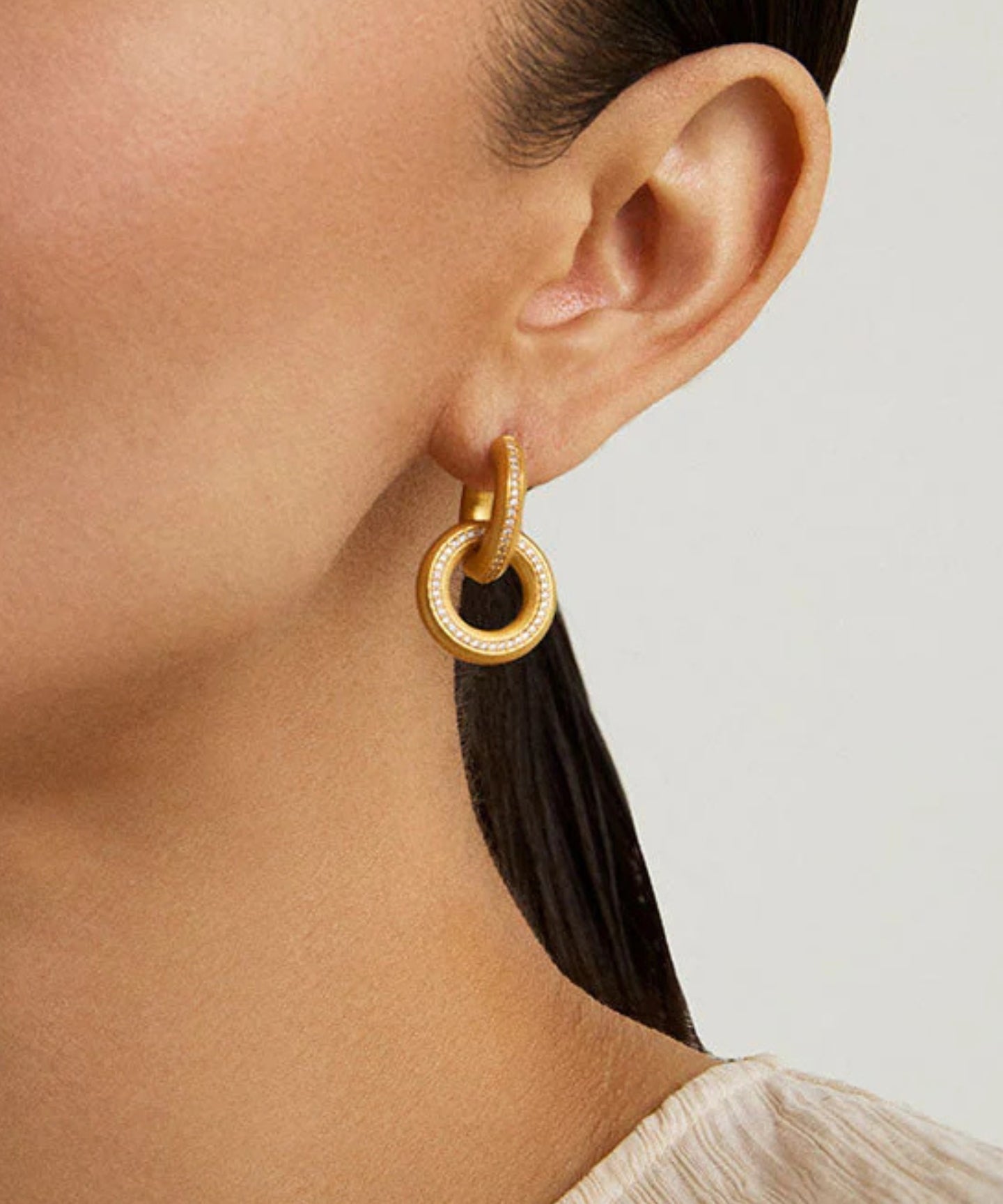 Colette Pave Drop Earring