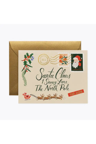Santa Letter Card