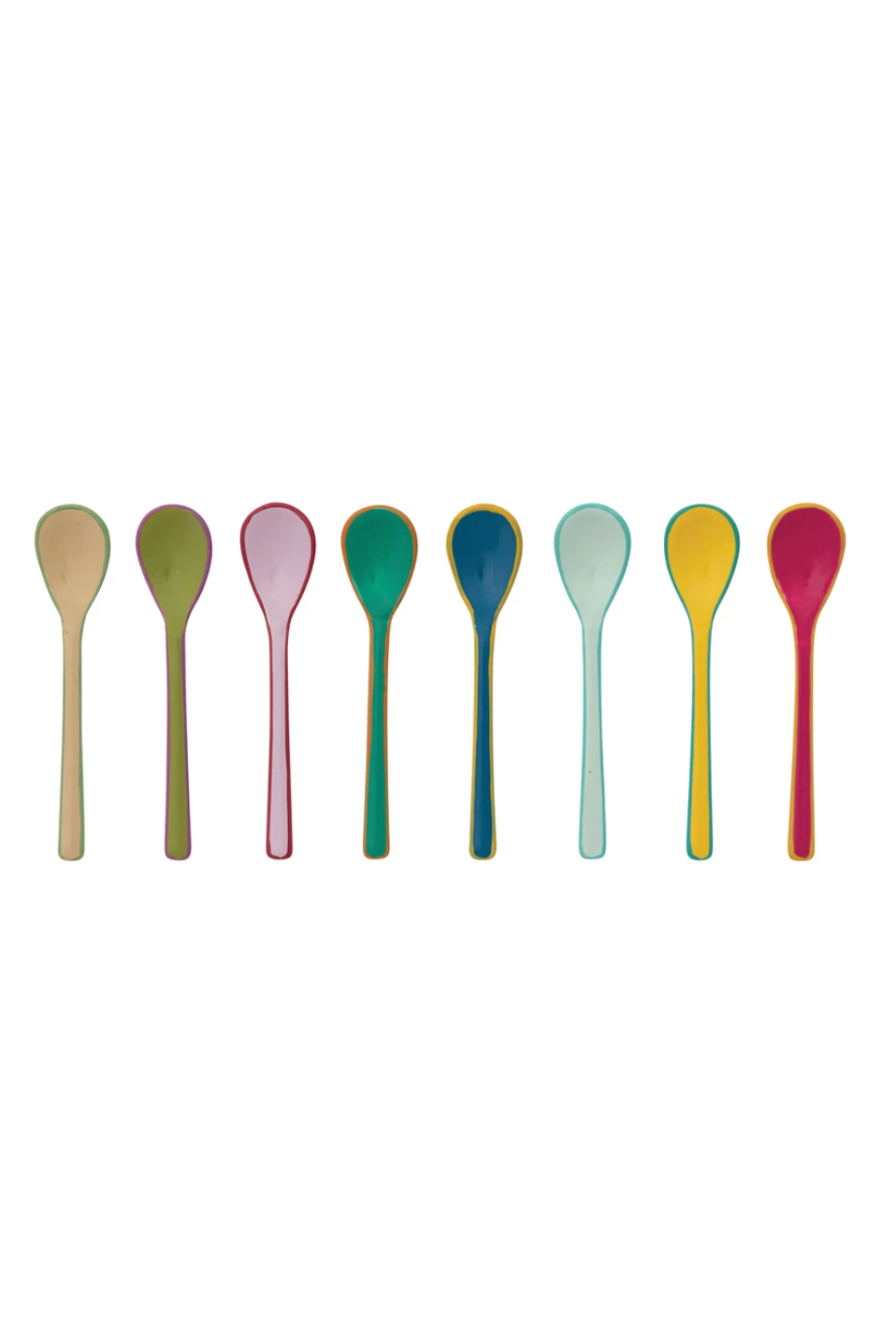 Enameled Stainless Steel Salt Spoon