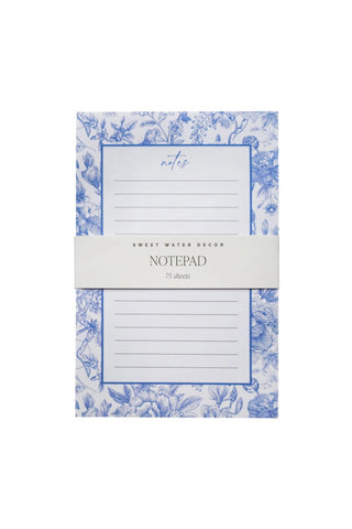 Blue Delft Notepad