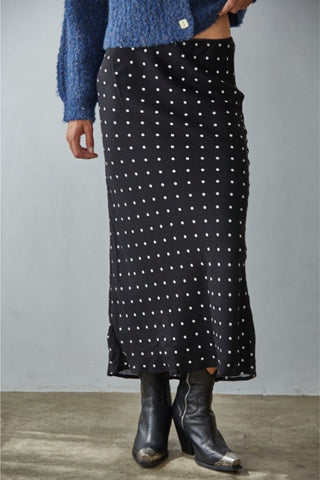 Polka Dot Slip Skirt