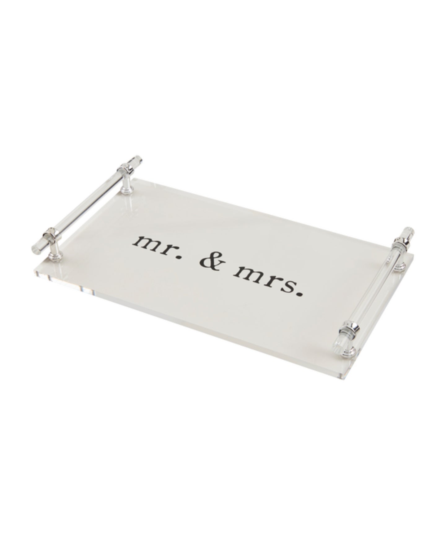 Mr. & Mrs. Acrylic Tray