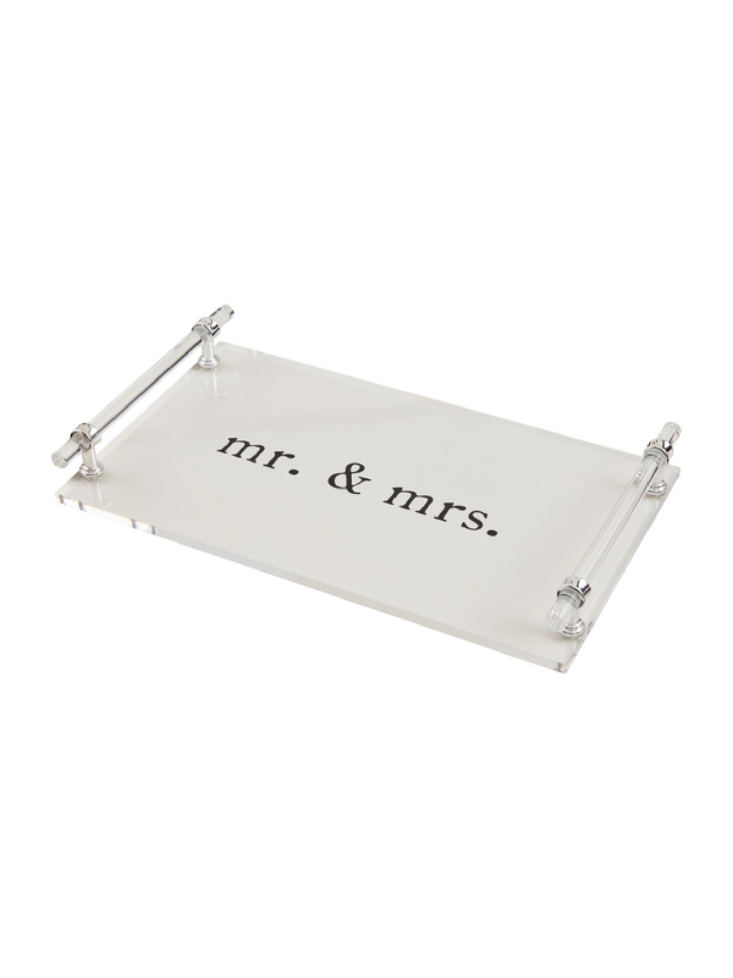 Mr. & Mrs. Acrylic Tray