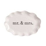 Mr. & Mrs. Melamine Platter