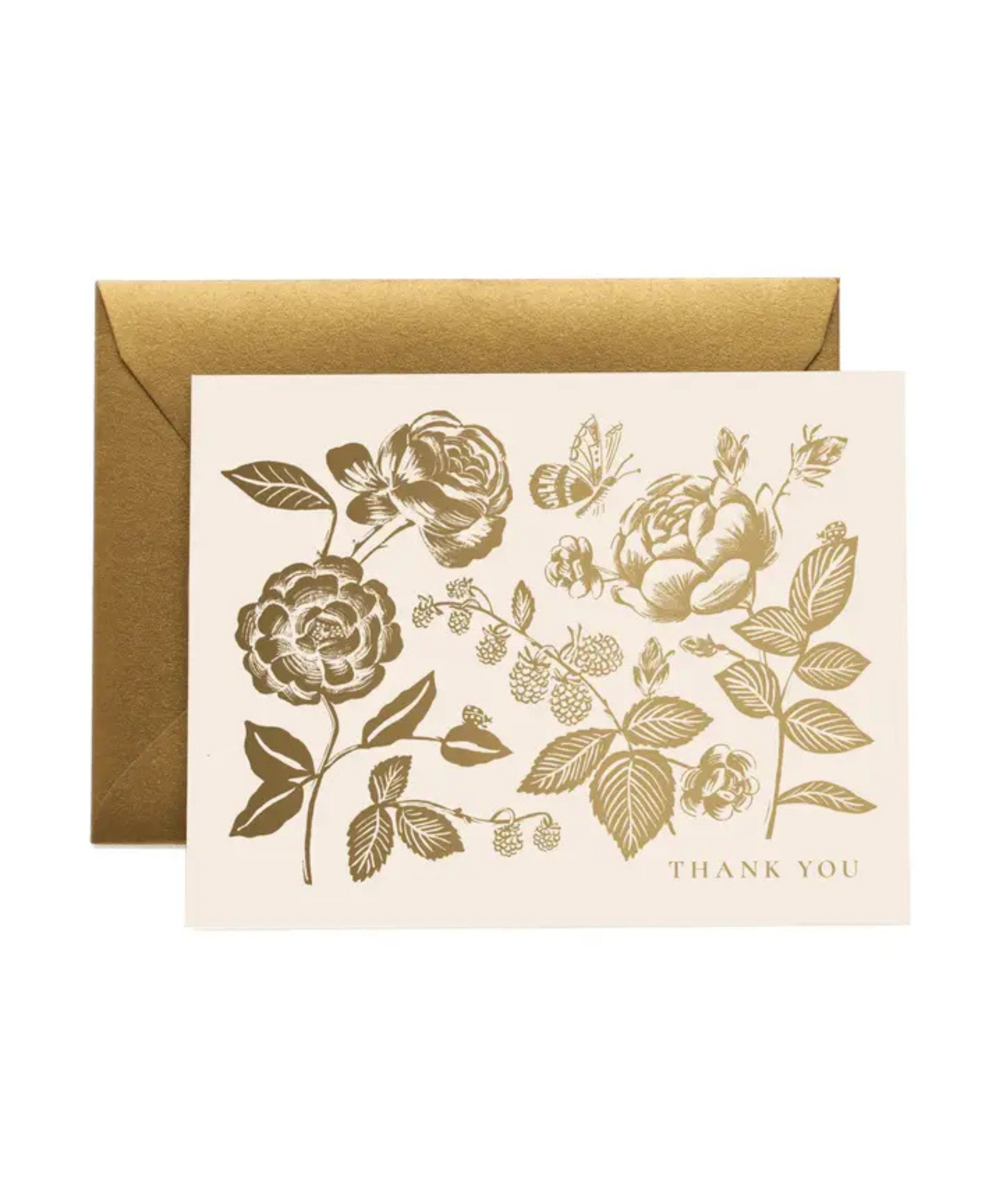 English Rose Thank You Card