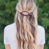 Oval Flat Claw Hair Clip