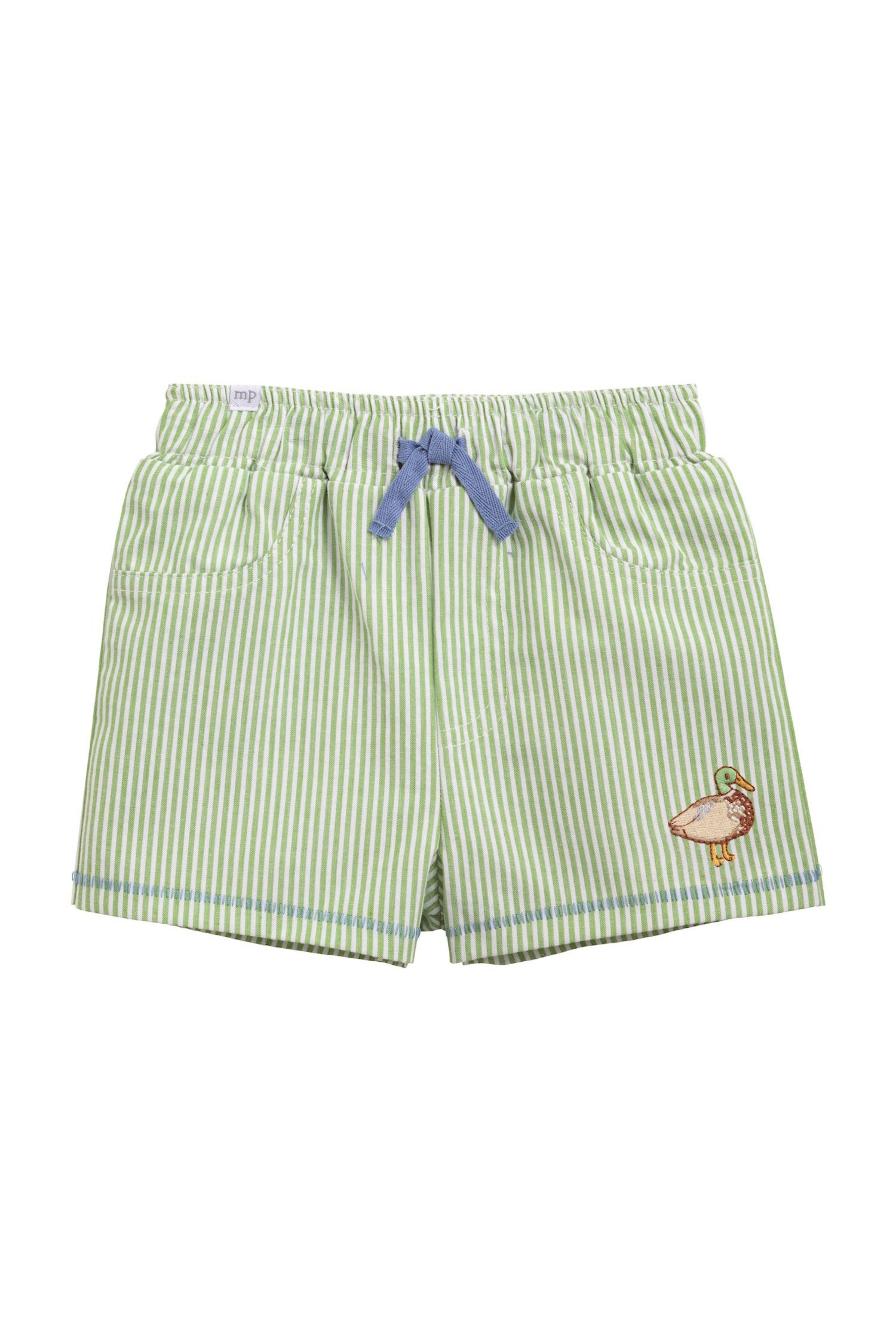 Duck Seersucker Swim Trunks
