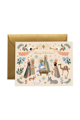 Nativity Scene Card