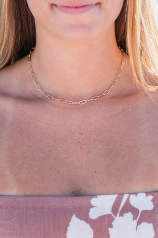 Paperclip Chain Necklace