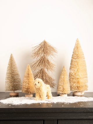 Furry Poodle Ornament