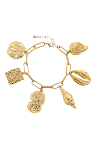 Seashell Charm Bracelet