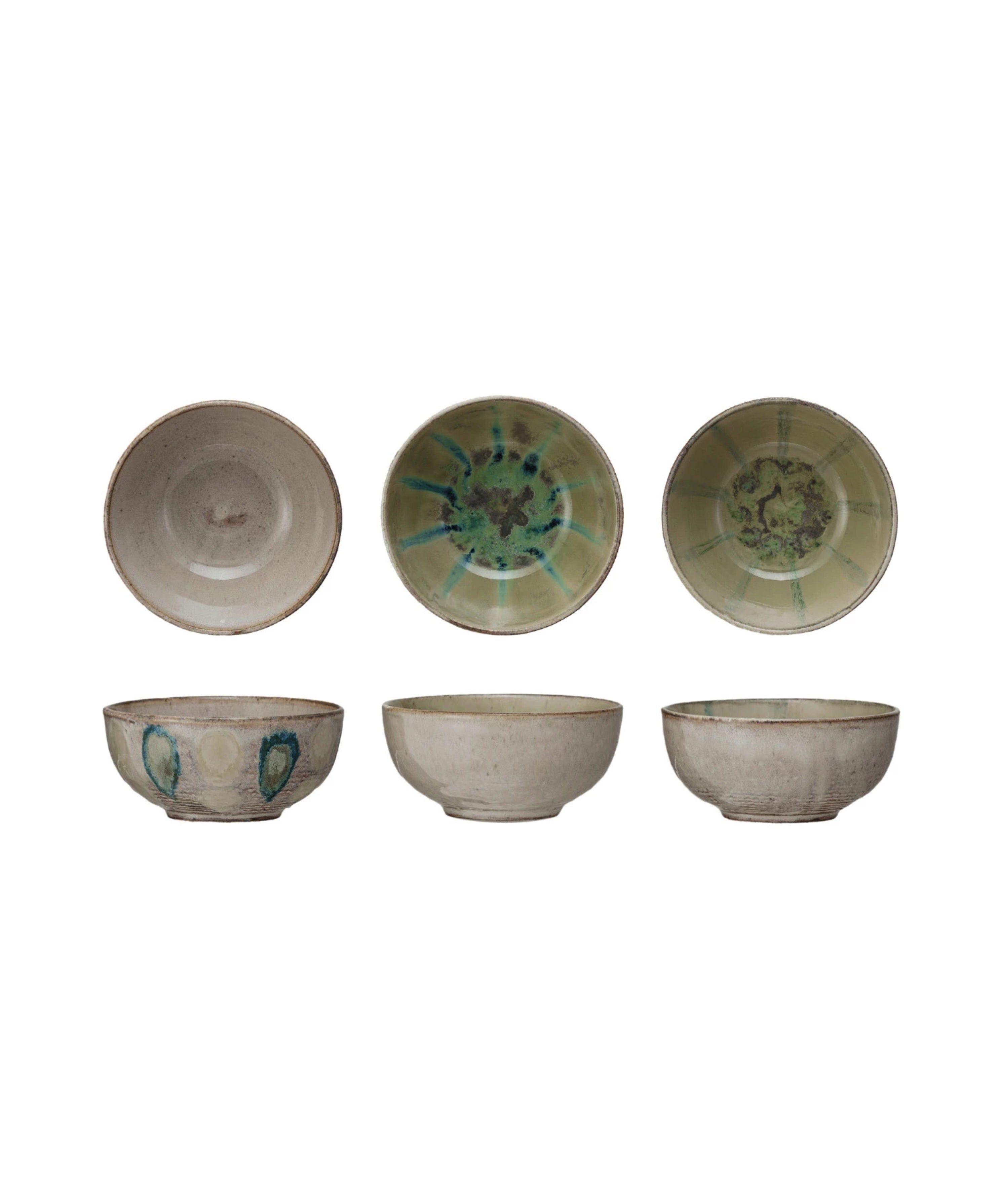 Hand-Painted Stoneware Bowl