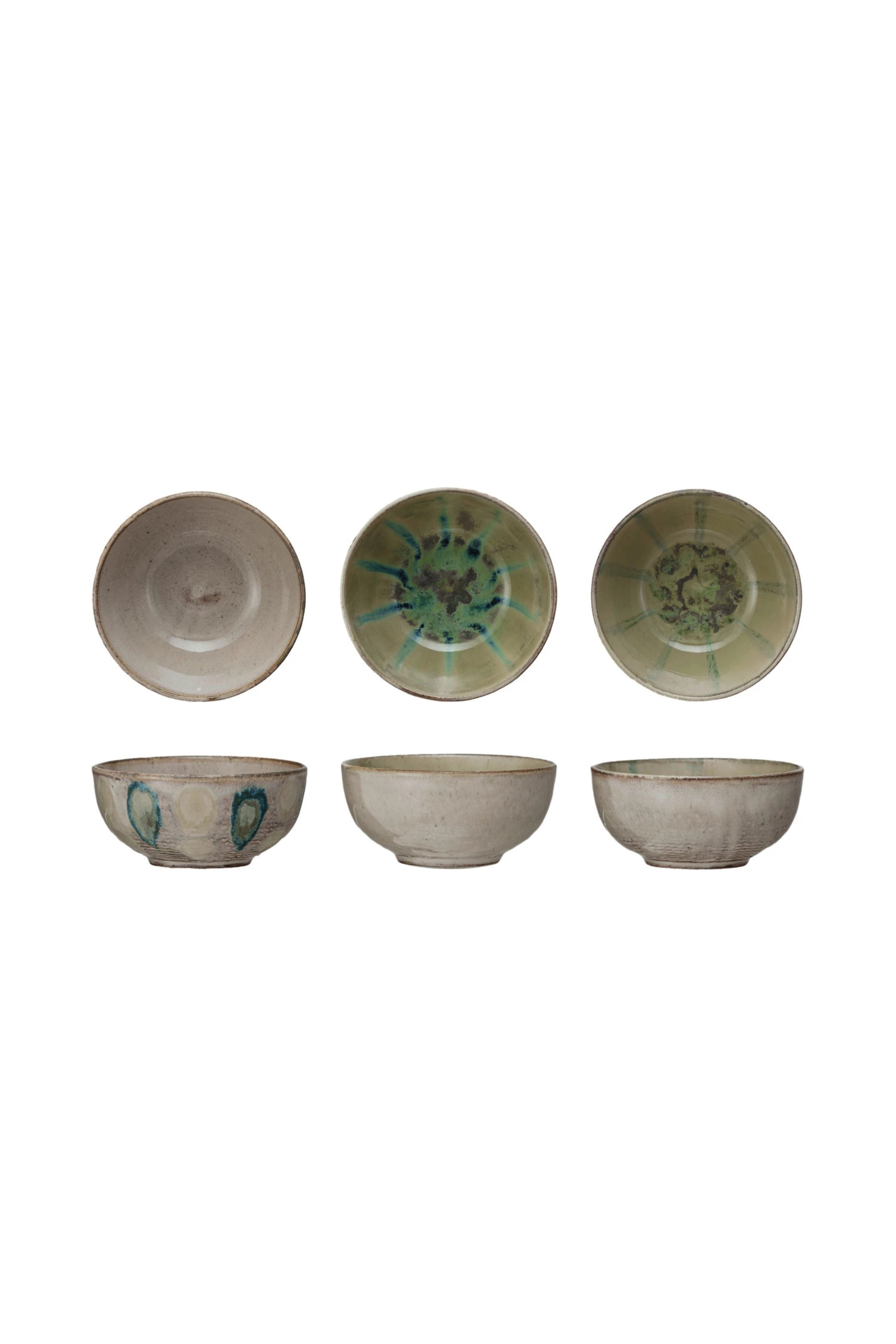 Hand-Painted Stoneware Bowl