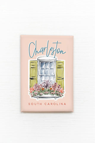 The Charleston Flower Box Magnet