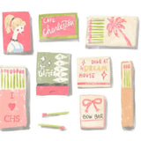 Charleston Matchbook - Art Print by Rebecca Illustrated