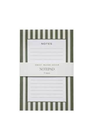 Striped Notepad