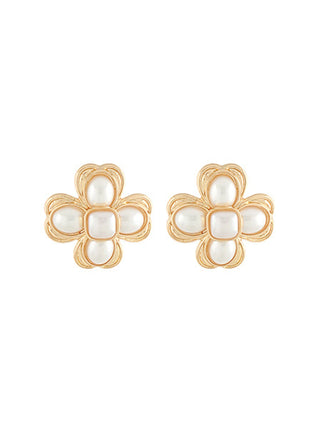 Flower Pearl Earrings