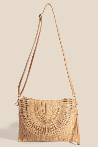 Paper Weave Clutch Bag