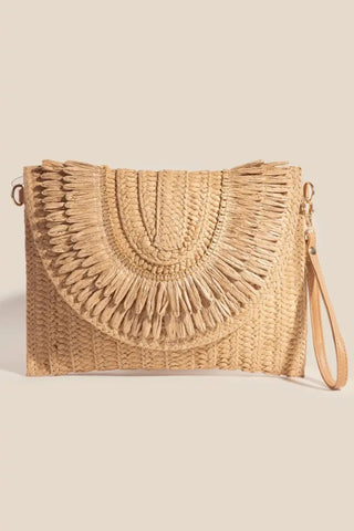 Paper Weave Clutch Bag