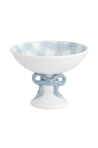 Gingham Bow Candy Dish
