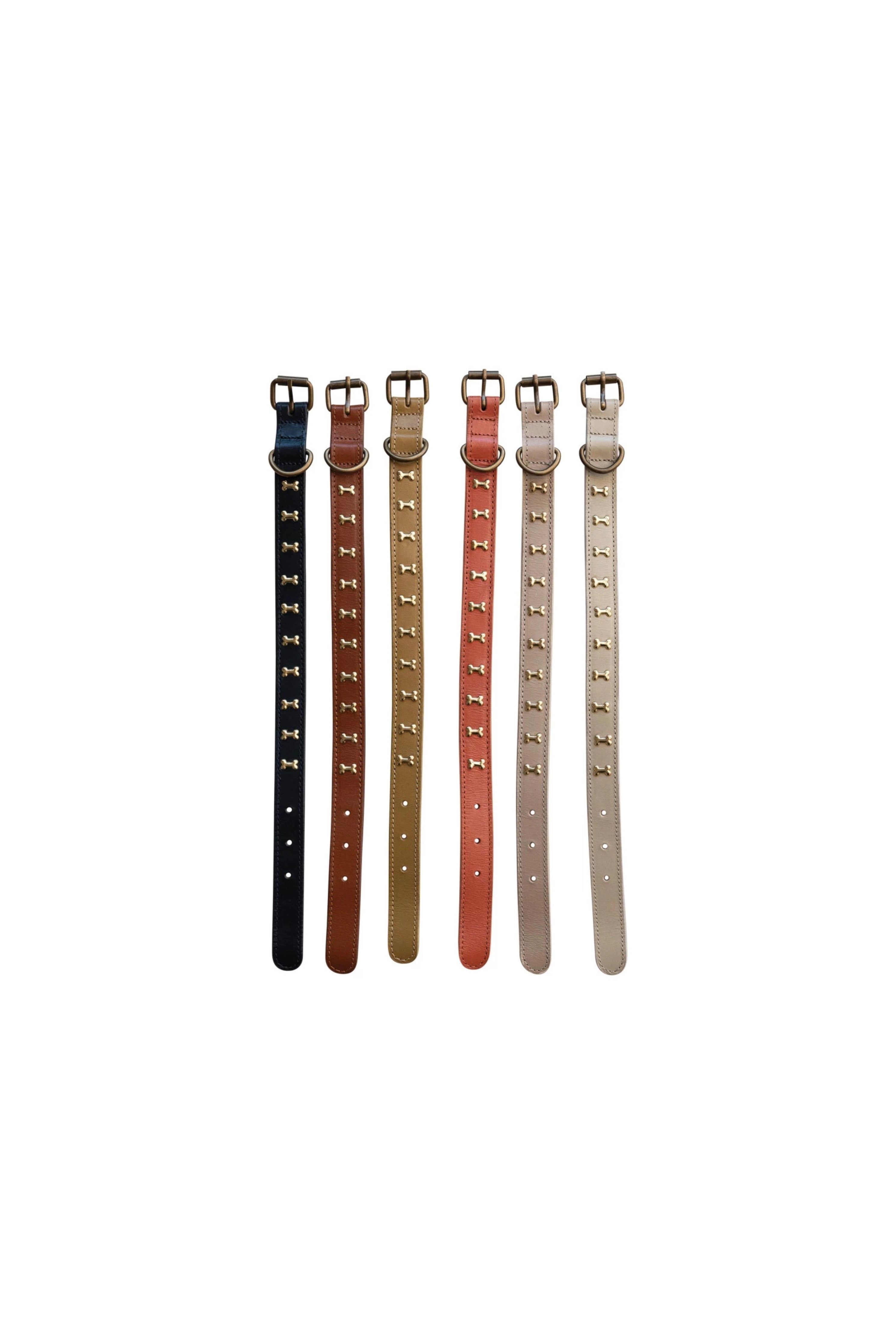Leather Dog Collar with Metal Buckle