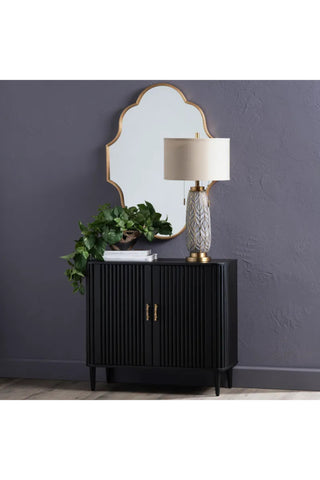 Camden Black Two Door Cabinet