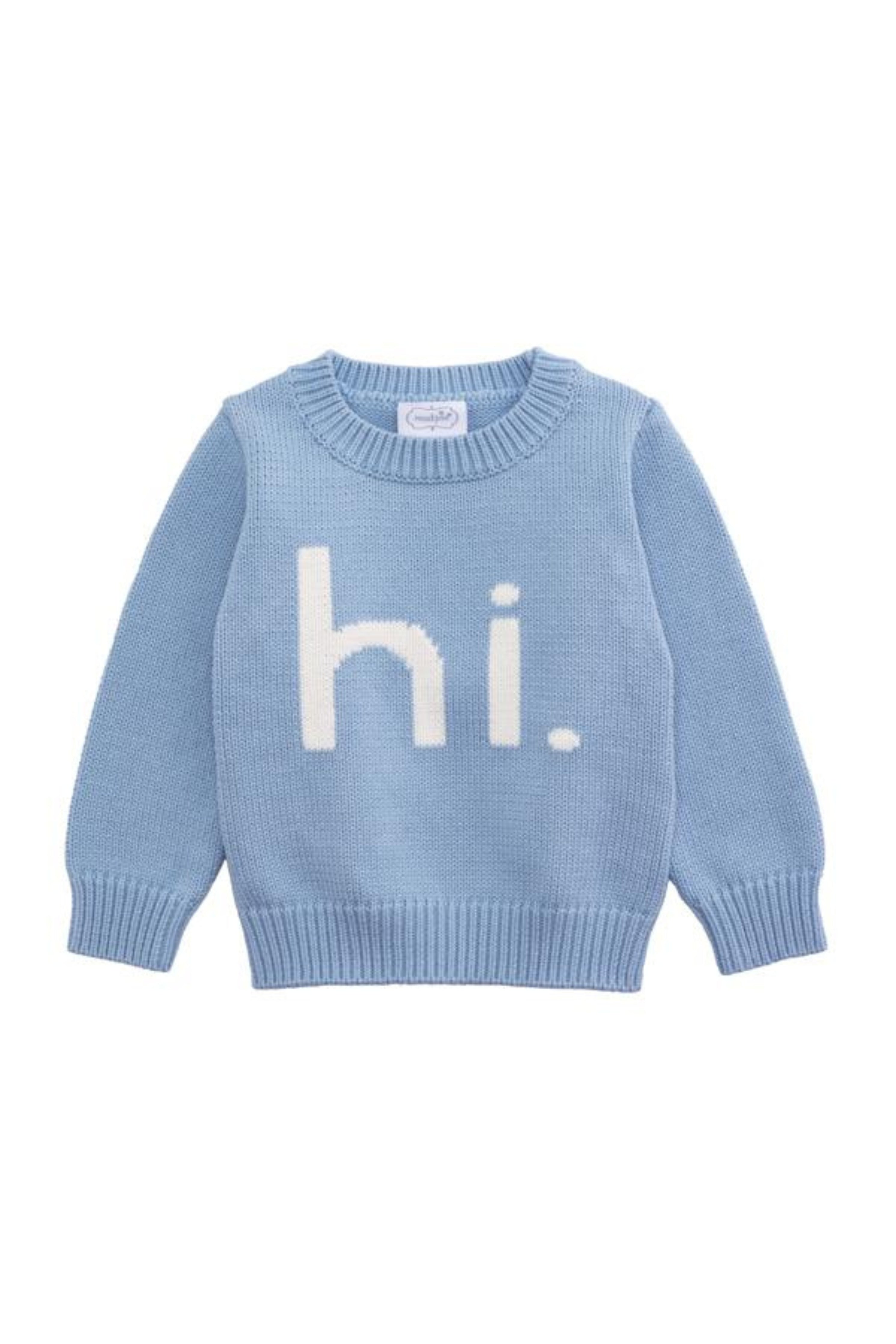 "Hi" Sweater