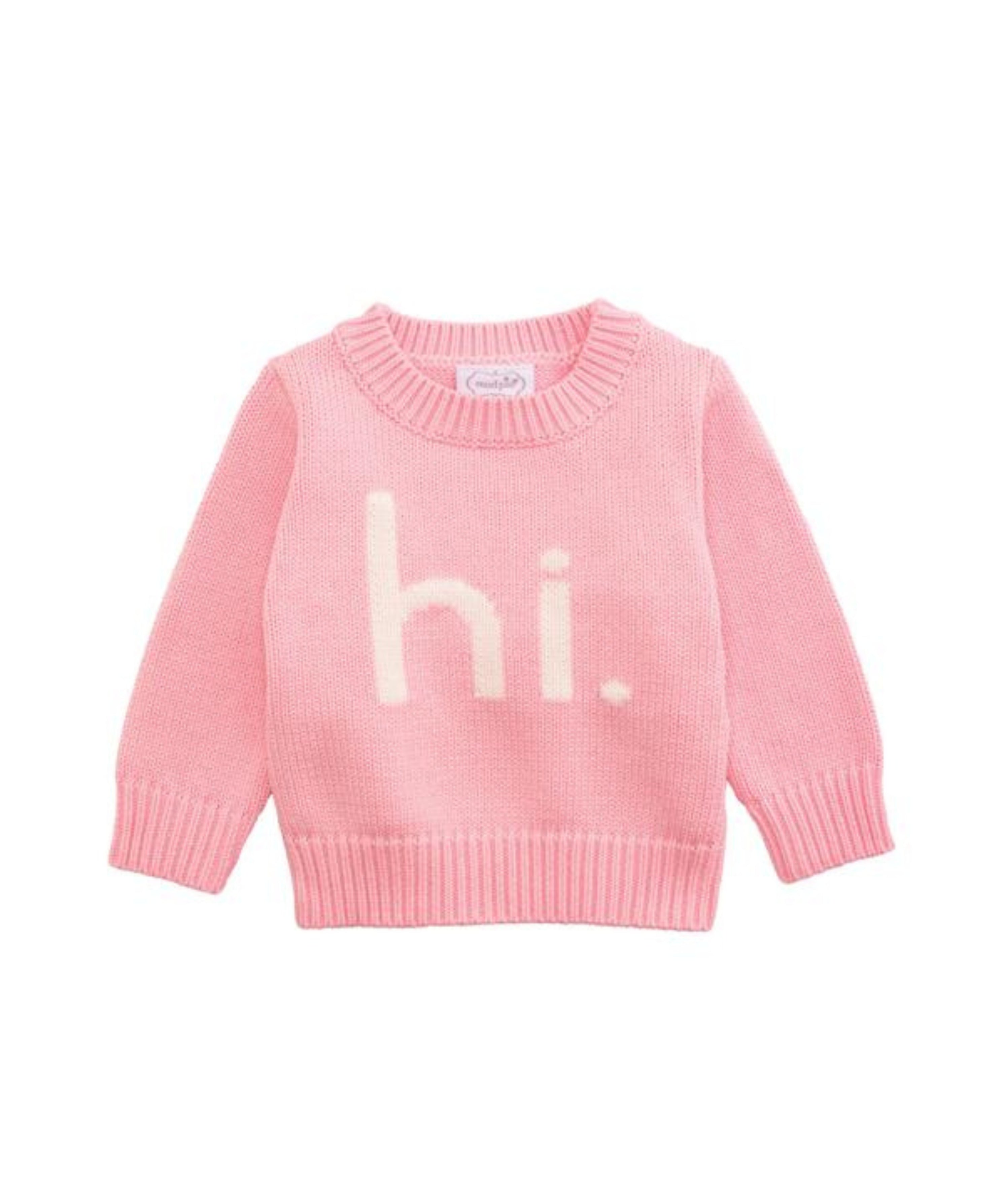 "Hi" Sweater