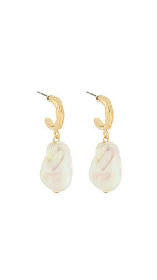 Puffy Teardrop Earrings