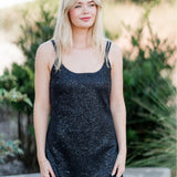 Beaded Slip Mini Dress (detail view 3)