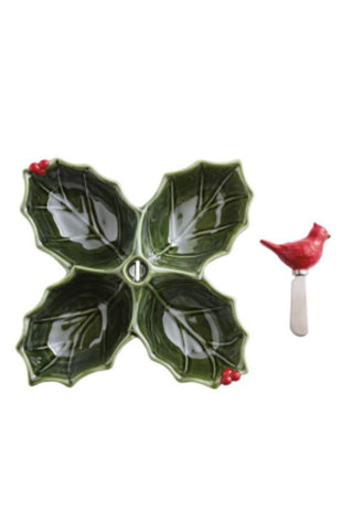 Holly Tidbit Dish