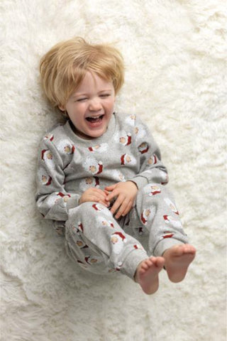 Gray Santa Two-Piece Jogger Set