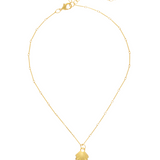 Susan Shaw | 24k Gold | Shell Charm Necklace